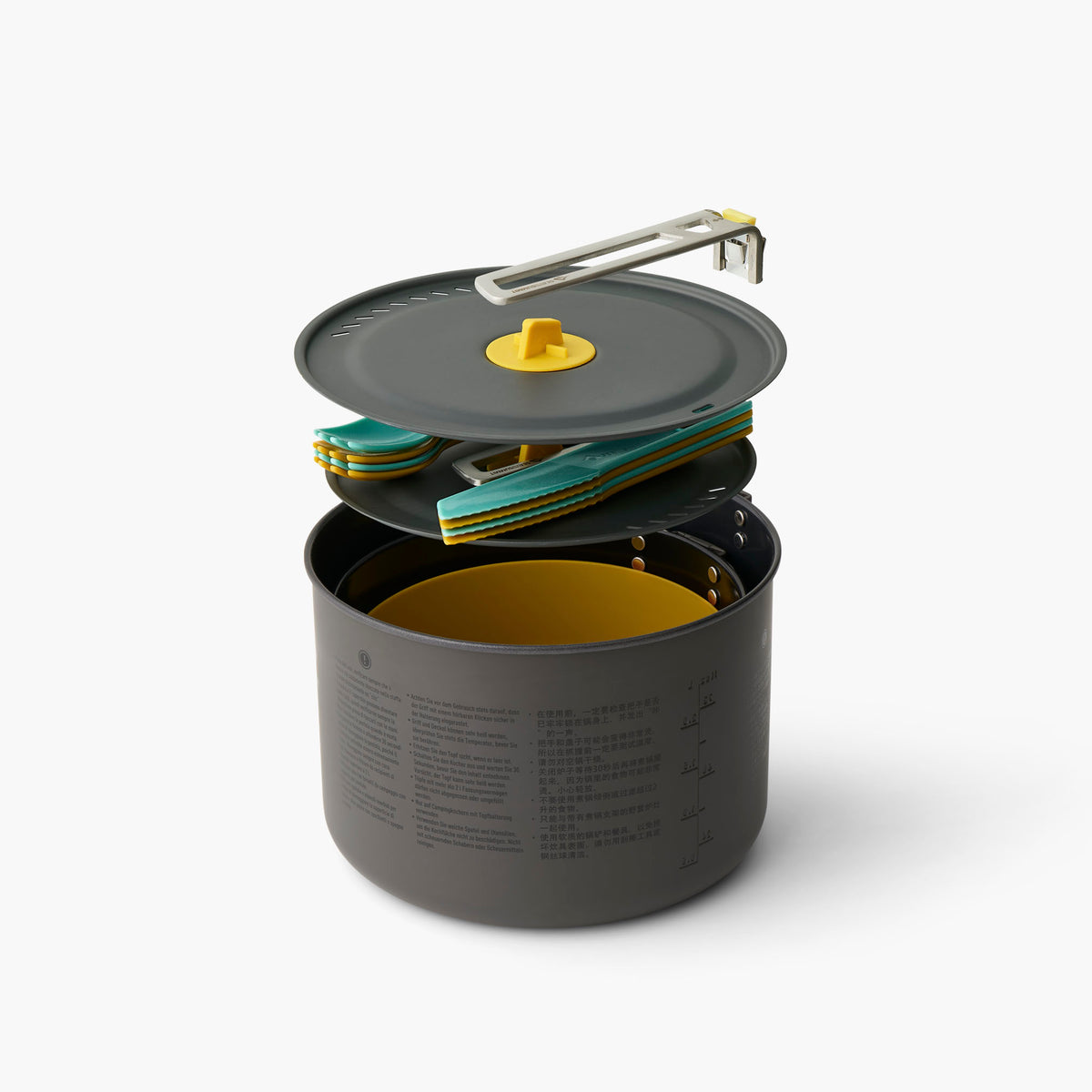 Frontier Core Set Frontier Ultralight Two Pot Cook Set (2 Person, 14 Piece)| Sea to Summit