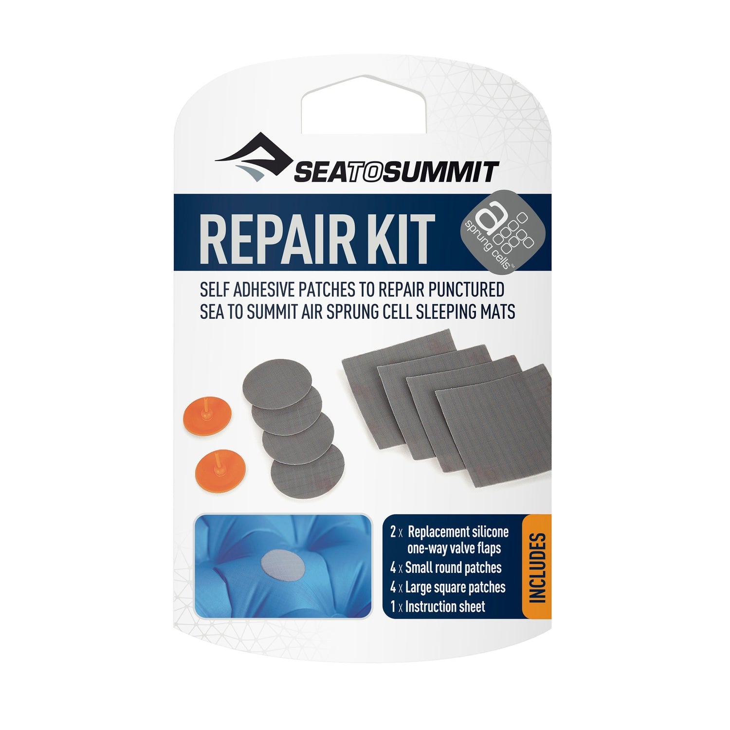 Sea to Summit sleeping mat repair kit.